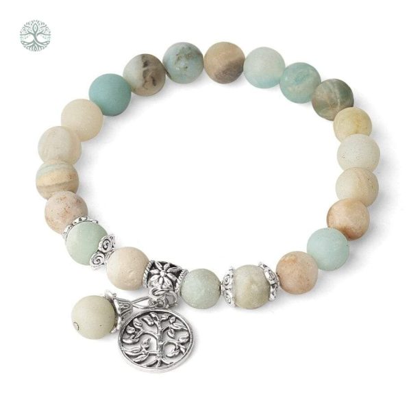 Bracelet Arbre de Vie en pierre Amazonite