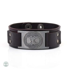 Bracelet Viking Arbre de Vie pour homme en style traditionnel