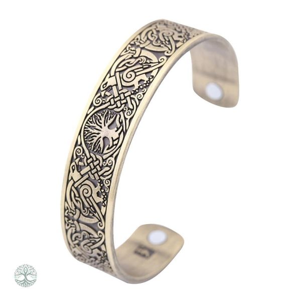 Bracelet Arbre de Vie Yggdrasil, accessoire spirituel élégant