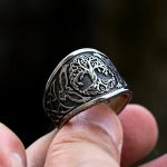 Bague Arbre de Vie, design élégant pour les hommes