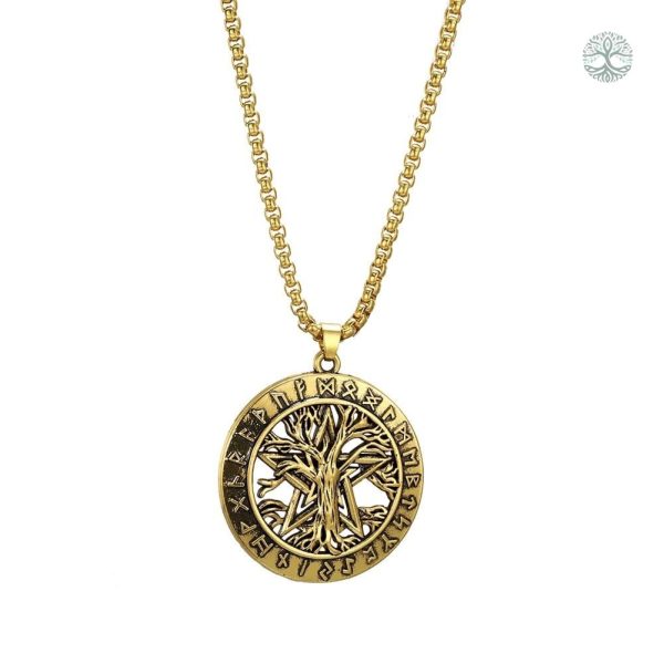 Collier Arbre de Vie Amulette en Or