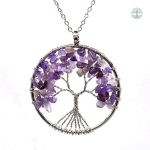 Collier Arbre de Vie en améthyste