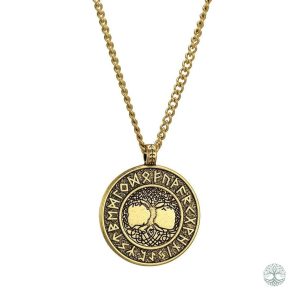 Collier Arbre de Vie Antique Doré
