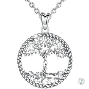 Collier Arbre de Vie Mère en Argent Sterling 925