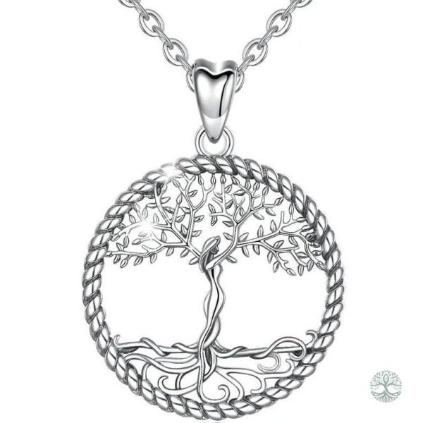 Collier Arbre de Vie Mère en Argent Sterling 925