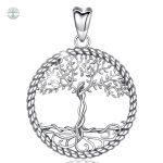 Collier en argent 925 avec motif Arbre de Vie