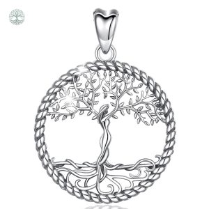 Collier en argent 925 avec motif Arbre de Vie
