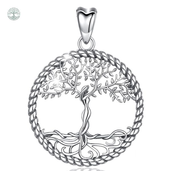 Collier en argent 925 avec motif Arbre de Vie