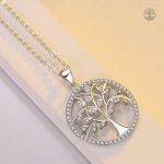 Collier élégant avec motif Arbre de Vie en argent