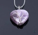 Bijou Arbre de Vie, améthyste naturelle, style unique