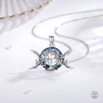 Bijou Arbre de Vie avec Lunes en Argent