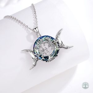 Collier en Argent 925, motif Arbre de Vie