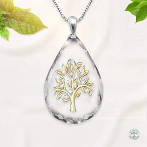 Accessoire en argent inspiré de l'Arbre de Vie