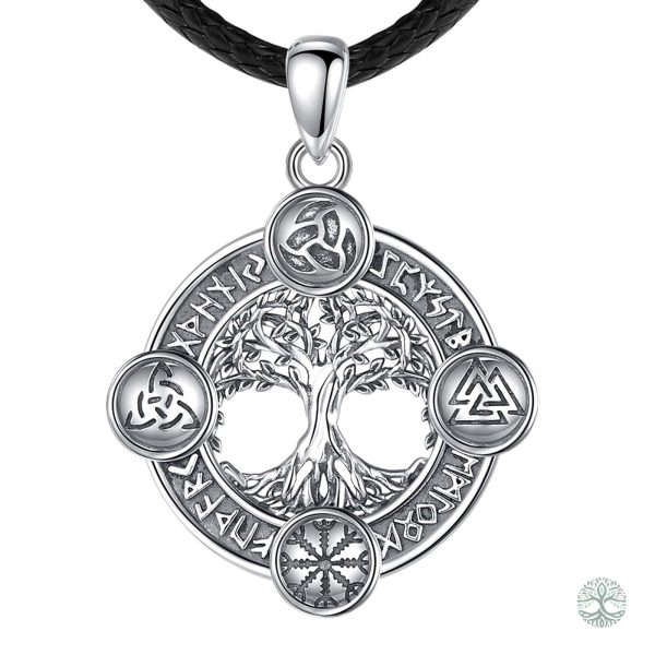 Collier Arbre de Vie en Argent Sterling 925 pour homme