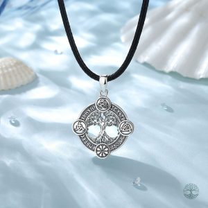 Bijou celtique en argent, motif Arbre de Vie unique