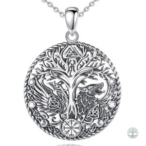 Collier Arbre de Vie en Argent Sterling 925 pour homme