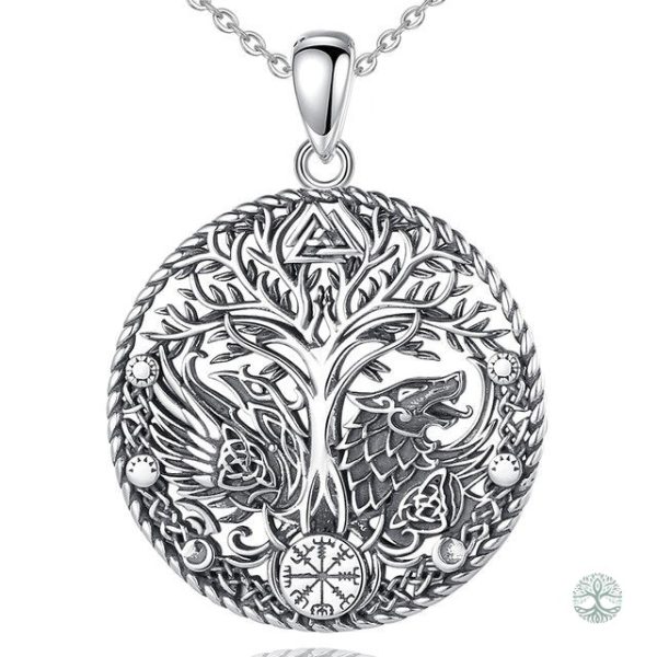 Collier Arbre de Vie en Argent Sterling 925 pour homme