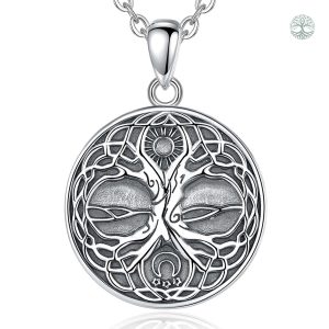 Collier Arbre de Vie Viking en Argent Sterling 925