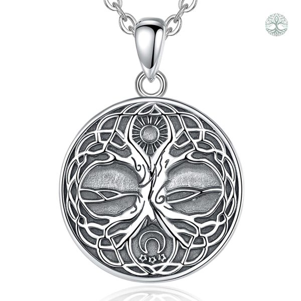Collier Arbre de Vie Viking en Argent Sterling 925