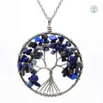 Collier Arbre de Vie en Lapis-lazuli