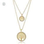 Collier Arbre de Vie Long en or