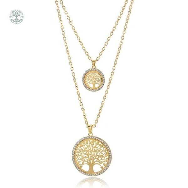 Collier Arbre de Vie Long en or