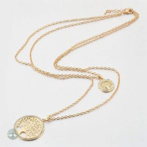 Collier en or avec motif Arbre de Vie