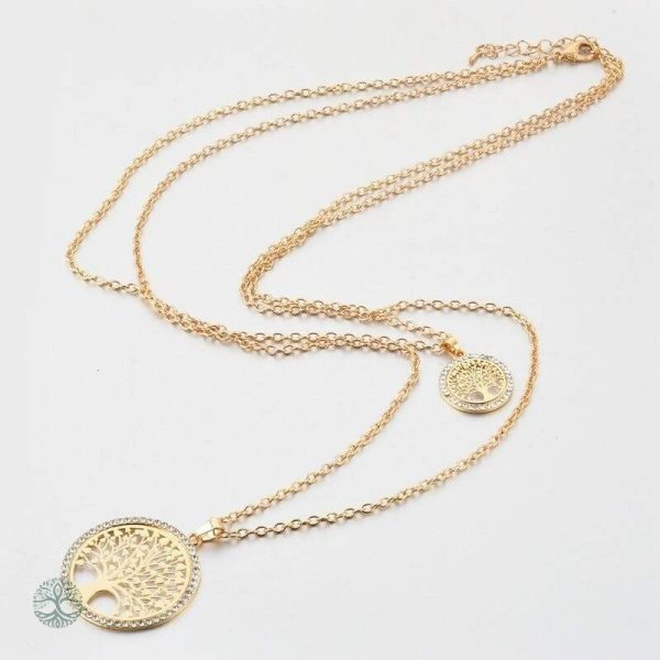 Collier en or avec motif Arbre de Vie