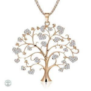 Collier élégant représentant l'Arbre de Vie