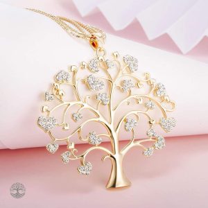 Collier en argent avec motif Arbre de Vie