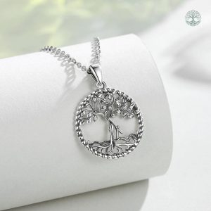 Collier en argent 925, symbole de l'amour mère-fille