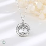 Bijou en argent avec motif Arbre de Vie nordique