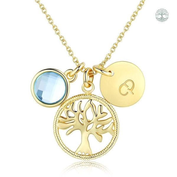 Collier Arbre de Vie Or en 3 pièces élégantes