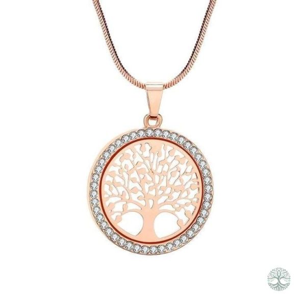 Collier Arbre de Vie en Or Rose Élégance