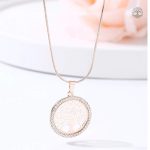 Collier élégant Or Rose, symbole de vie et d'harmonie