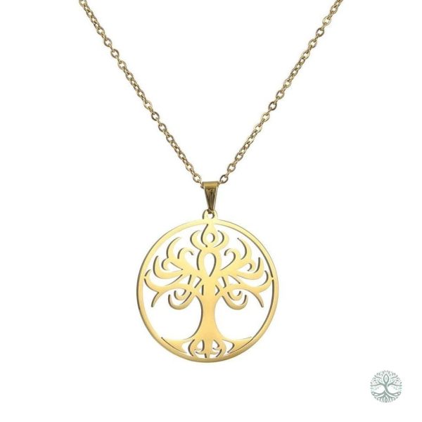 Collier Arbre de Vie en Plaqué Or élégant et symbolique