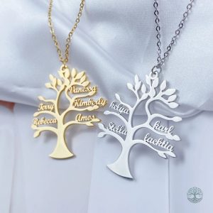 Collier Arbre de Vie personnalisable avec prénom unique