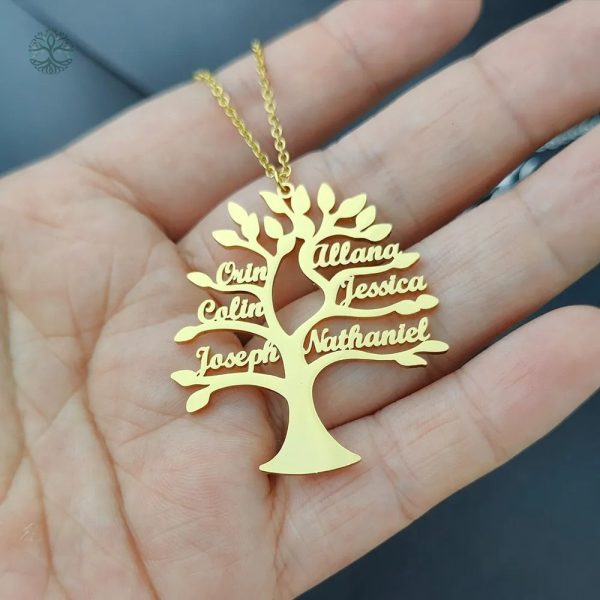 Collier personnalisé Arbre de Vie, design élégant