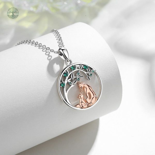 Bijou Arbre de Vie en Argent 925 avec finition Or Rose