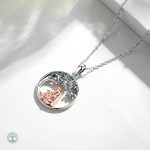 Accessoire chic Arbre de Vie en Or Rose et Argent 925