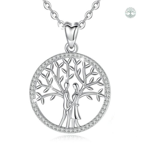 Collier Arbre de Vie en Argent Sterling 925 pour la Saint-Valentin