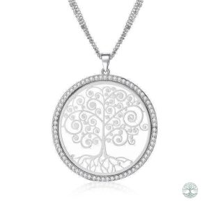 Collier Arbre de Vie en argent taille grande