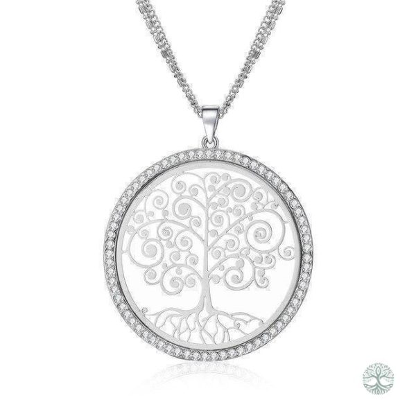Collier Arbre de Vie en argent taille grande