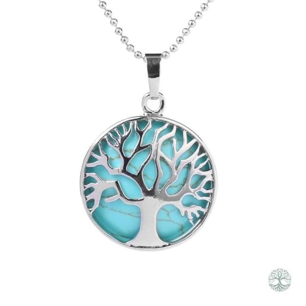 Collier Arbre de Vie en turquoise