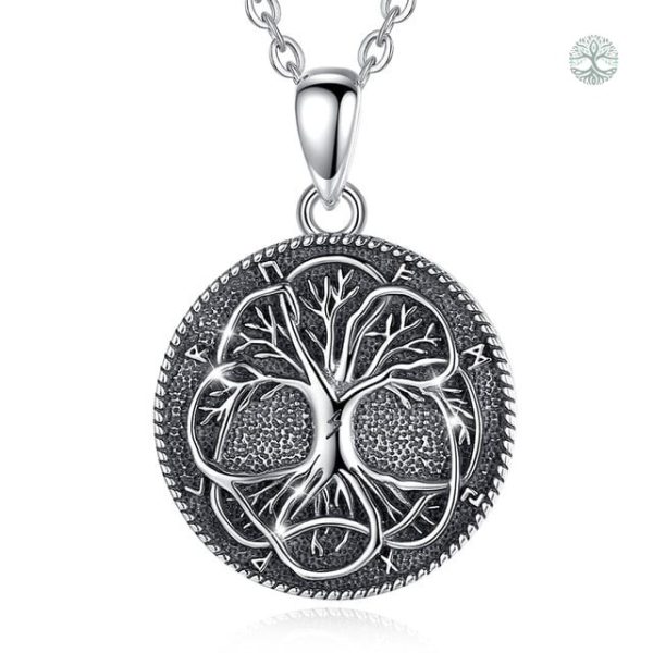 Collier Arbre de Vie en argent sterling 925 vintage