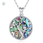 Collier Arbre de Vie en Argent Sterling 925 avec Chouette