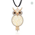 Collier Arbre de Vie Chouette en or élégant