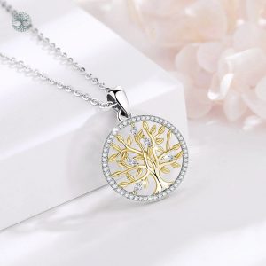Accessoire en Argent Sterling 925, design Arbre de Vie chic