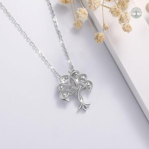 Collier délicat Arbre de Vie, design en argent