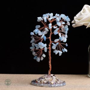 Arbre de Vie en Aquamarine à poser